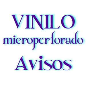 vinilo microperforado