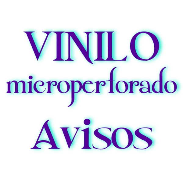 vinilo microperforado