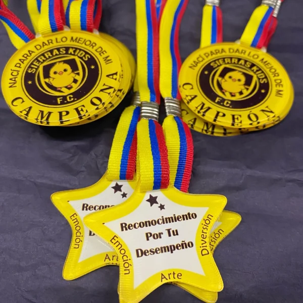 Medallas Color ó Translúcido 1 cara - Imagen 17