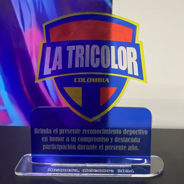 Trofeo Color Acrílico - Imagen 4